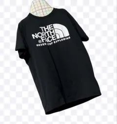 ザ・ノース・フェイス Tシャツ 黒 ビッグロゴ メンズL相当 美品