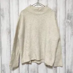 UNIQLO ユニクロ (S)　スフレヤーン ハイネックセーター