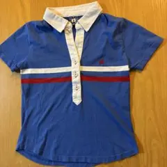 Hang Ten レディース 半袖ポロシャツ ブルー