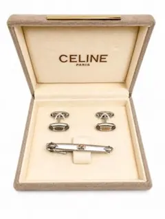 CELINE セリーヌ カフス ネクタイピン セット トリオンフ マカダム