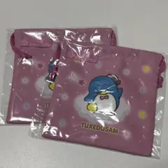 サンリオキャラクター大賞当りくじ 巾着 タキシードサム