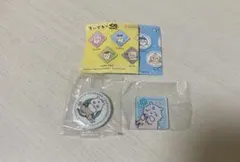 ちいかわ×くら寿司 あのこ 缶バッジ・アクリルマグネット 2点セット