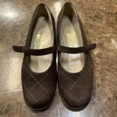 ⭐️フェラガモ メリージェーン ダークブラウン23.5cm Ferragamo