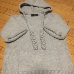 12/22限定！ Pringle 1815 グレー フード付き ニット S