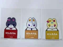 にじストア5周年記念 特典ダイカットポップスタンド 月ノ美兎 樋口楓 星川サラ