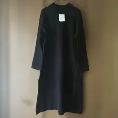 新品未使用ヤマダヤメドックロングニットワンピースブラック38
