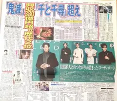 目黒蓮　中島健人　山下智久　横山裕　中日スポーツ　朝刊　新聞　9/17
