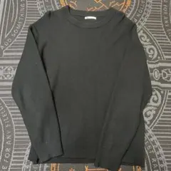 ZARA 黒 ニットセーター Lサイズ　ザラ
