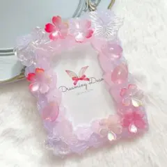 桜 春 ホイップデコ トレカケース 硬質ケース 紫 パープル ピンク B8