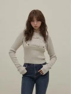ANDMARY Jeniffer knit hoodie set - メルカリ