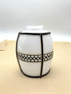 昭和レトロ　ペンダントライト　ガラスシェード　　和風ランプシェード 円筒型