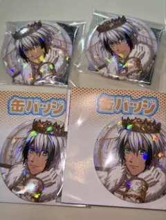 夢100 ホログラム缶バッチ　イナミ4点セットのサムネイル
