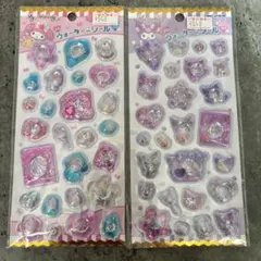 ウォーターインシール　マイメロ　クロミ　2枚セット⭐︎