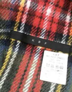 大判チェックストール　KBF URBAN RESEARCH