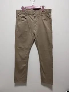 【傷あり】アローズ チノパン ベージュ スリム XL