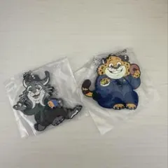 ズートピア2　でふぉラバ　クロウハウザー パウバートガチャ ラバーキーホルダー