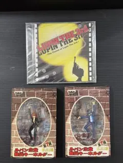【ルパン三世】脱出キーホルダー　不二子&次元大介★ルパン三世のテーマ曲CD付★