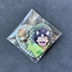 忍たま乱太郎　七松小平太　ナンジャタウン　ハート型缶バッジ