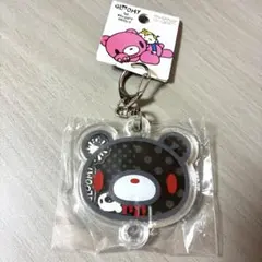 グルーミー シャカシャカキーホルダー ブラックドット 森チャック