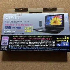 어윈 휴대용 DVD 플레이어 APD-140N-PS
