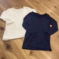 ヒートテック120 肌着長袖120 2枚セット