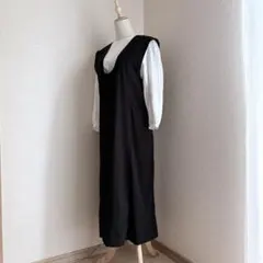 Ray BEAMS ジャンパースカート ロング ブラックSサイズ レイビームスのサムネイル