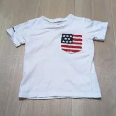 RODEO CROWNS アメリカ国旗ポケットTシャツ Sのサムネイル