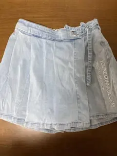 Lovetoxic ラブトキシック　デニム　キュロット　ショートパンツ　Ｌサイズ