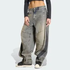 海外限定モデル⭐️adidas adilenium5.0 バナナ デニムパンツ24 - メルカリ