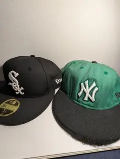 New Era 59FIFTY レッドソックスと ヤンキースの2セット