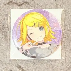 プロセカ 鏡音リン グリッター缶バッジ 50C カラパレストア限定特典