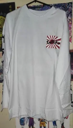 GALFY 長袖Tシャツ ホワイト 犬柄のサムネイル