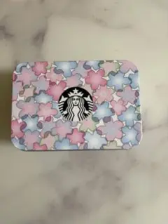スターバックス 桜花柄 金属缶