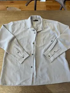 KANGOL 長袖シャツ オープンカラー グレー M