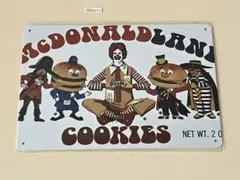 マクドナルド ブリキ看板 インテリア 昭和レトロ