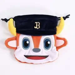 オリックス・バファローズ バファローブル フェイス巾着