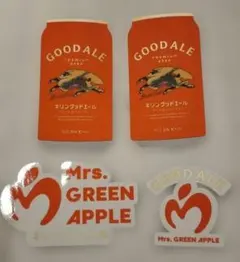 キリングッドエール×Mrs.GREEN APPLE オリジナルステッカー　計4枚