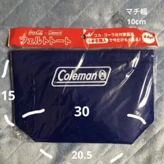 Coleman フェルトトート ネイビー