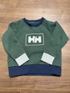 ヘリーハンセン　裏起毛グリーントレーナー　 110cm