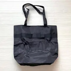 新品　ビームス　エコバッグ　リボン　黒