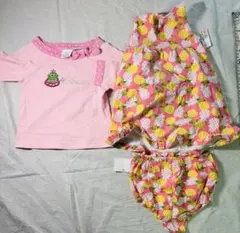 3B-⑦ 子供服 女の子 シャツ ロンパース アメリカ輸入品 まとめ売り