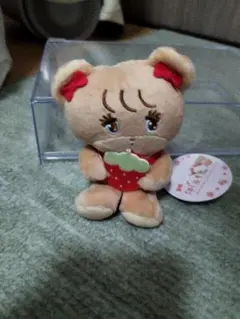 mikko illustrations いちごマスコットぬいぐるみ