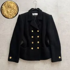 イヴサンローラン　テーラードジャケット　金ボタン　ダブル　黒　38　ツイード 2026年最新】Yves Saint Laurent レディース テーラードジャケットの