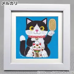 色鉛筆画A4ハチワレ猫.73 - メルカリ