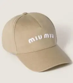 miu miu ドリルベースボールキャップ　Sサイズのサムネイル