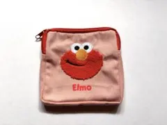 セサミストリートもこもこポーチ3 エルモ