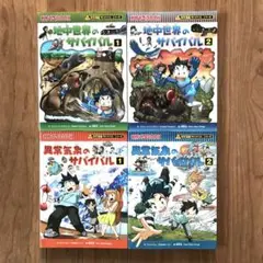 地中世界のサバイバル①② 異常気象のサバイバル①②　4冊セット⭐︎