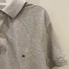 TOMMY HILFIGER トミーヒルフィガー ポロシャツ グレー 半袖