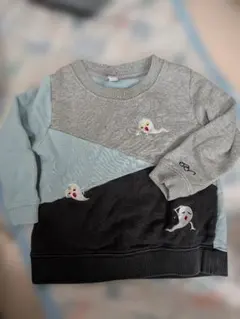 めがねうさぎ刺繍トレーナー サイズ100