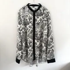 美品 アンティカ pattern torso トワルドジュイ柄 長袖ブラウス Fのサムネイル